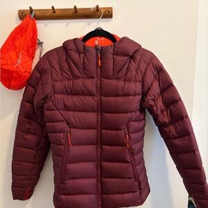Rab Women's Burgundy Electron Pro